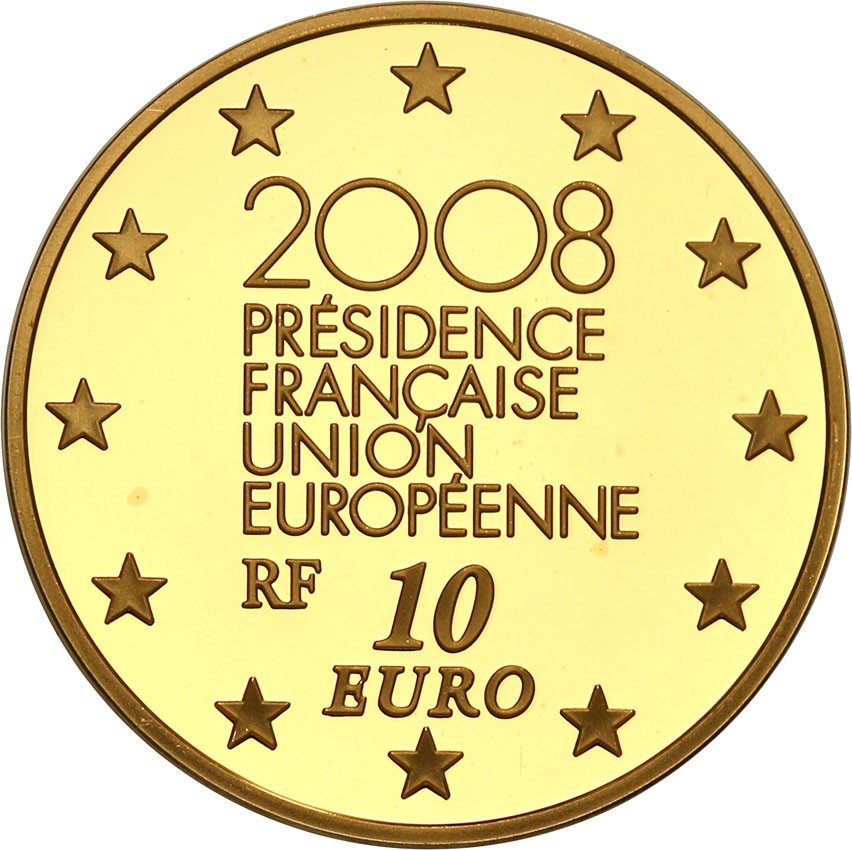 Francja. 10 Euro 2008 Europa